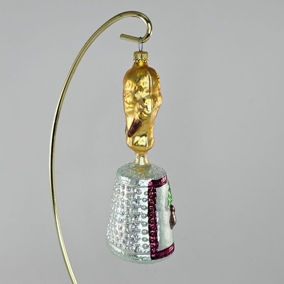 Christopher Radko Forest Bells 93-136-0 Vintage Ornament Owl Acorns - Picture 5 of 7